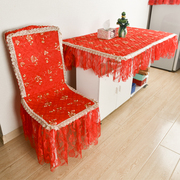 桌布布艺餐桌椅子套罩长方形，茶几餐桌布，椅套椅垫套装现代简约