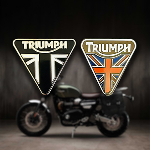 凯旋摩托车标志徽章金属胸针，英国triumph机车爱好者，骑手潮流饰品
