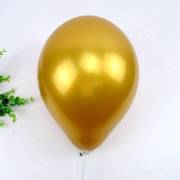 派对装饰金属色乳胶气球 节日庆典婚房布置10寸1.8金属气球批