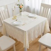 桌布防水防油免洗方桌布(方桌布，)正方形pvc蕾丝金色餐桌，台布方桌布(方桌布)塑料