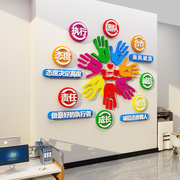 办公室墙面装饰企业文化司进门形象，氛围布置励志标语会议贴画互动
