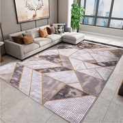 东升地毯 新中式轻奢客厅沙发茶几毯垫 简约现代中式卧室地垫家用