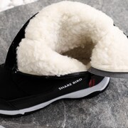 冬季户外男士雪地靴短筒侧拉链保暖防滑防水防滑登山鞋加绒棉靴子