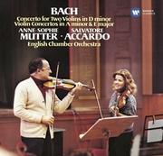 中图音像穆特&阿卡多，:巴赫小提琴协奏曲，全集原版cd唱片碟片