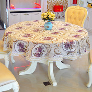 雪尼尔中式圆桌布布艺大圆形，台布茶几布正长方形，餐桌桌垫加厚盖布