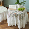 法式蕾丝桌布高级感白色欧式餐桌美式全棉，北欧ins轻奢茶几长方形