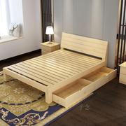 .床.米实木双人经济型单人架子床耐用简易次卧宿舍床架家私