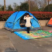 双用弹压旅游帐篷，户外自动双层-4人户外野营露营帐篷