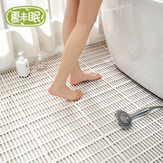 浴室防滑垫卫生间地垫拼接隔水垫北欧风卫浴洗澡脚垫，厕所淋浴垫子