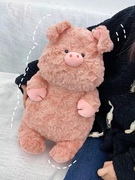 粉色猪猪公仔毛绒玩具大号床上睡觉抱玩偶女友生日礼物可爱布娃娃