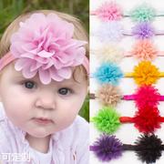 ins婴幼儿创意发箍发饰，欧美儿童雪纺头花，宝宝头带婴儿发带