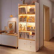 电视柜旁书架落地置物架收纳柜子客厅展示柜靠墙简易家用储物书柜