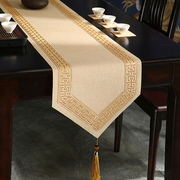 茶桌布新中式茶席禅意餐桌长条，桌布防水桌旗轻奢高端茶几装饰垫布