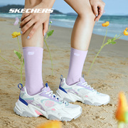 Skechers斯凯奇女鞋机甲鞋网面透气跑步鞋老爹鞋女