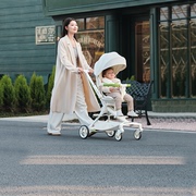 babygo高景观(高景观)遛娃神器，婴儿车推车可坐可躺溜娃宝宝手推车轻便折叠