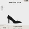 charles&keith春夏女鞋，ck1-60280351女士简约通勤尖头高跟鞋单鞋