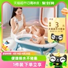 十月结晶婴儿洗澡盆家用可坐大号新生儿童，沐浴桶折叠宝宝浴盆1个