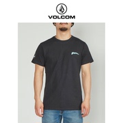 volcom钻石男装户外品牌欧美简约t恤2024夏季男士印花短袖潮