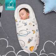 夏季新生儿抱被纯棉婴儿包被初生宝宝防惊跳睡袋襁褓包巾婴儿用品