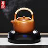 宜兴柴烧紫砂烧茶壶提梁，煮茶烧水壶，电陶炉煮水器电热茶炉陶瓷茶具