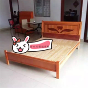 深圳实木床 1.2米单人 1.5米双人 板床 单层木床架 送床板