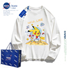 NASA联名比卡丘儿童装长袖T恤秋季纯棉上衣男童女童中大童亲子装