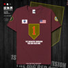 美军第1步兵师logo特种兵短袖T恤男女美军战术衣服夏0006设 无界