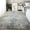长毛绒地毯卧室床边毯家用北欧ins 风客厅茶几满铺房间长方形地垫