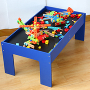 儿童益智力男孩子拼装玩具 木质多功能螺母组合拆装组装带游戏桌