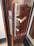大门锁防盗门锁套装通用型天地锁木门锁超C级不锈钢锁具室内门锁