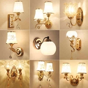 新创意(新创意)现代简约水晶壁灯卧室床头灯，过道欧式客厅背景墙墙壁灯具