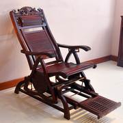 红木家具酸枝木摇椅明清古典中式实木午休躺椅休闲椅/老人椅