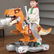 恐龙玩具车可坐人电动骑滑行车，大号儿童汽车34岁男童生日礼物男孩
