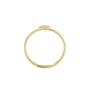 戒指diy手工手作材料(2枚)细窄常规，纯铜材质保色戒指空托饰品配件