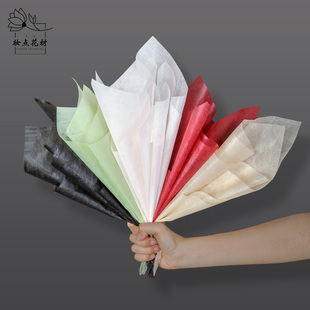 抽取式牛奶棉鲜花包装纸，防水棉纸雪梨纸花束内衬纸花艺资材自用