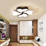 LED吸顶灯简约现代心形客厅灯温馨创意卧室灯具办公灯具爱心灯饰