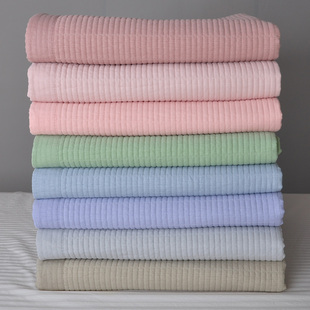 韩式双面斜纹纯棉绗缝水洗素色，床盖夹棉床单榻榻米垫子床垫纯色