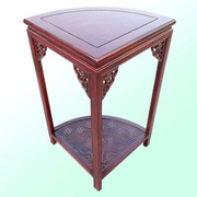 实木质角桌中式仿古典转角桌扇形三角边几电话架玄关桌花
