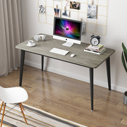 定制简易电脑桌办公桌钢木书桌简约现代双人经济型台式桌子家用写