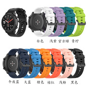 三星galaxy watch42/46mm/active2/3代40/44mm手表带Gear sport S3 s2s4硅胶表带华米1/2代GTR/gts 小米color