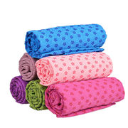 瑜伽铺巾防滑瑜珈垫巾，加厚吸汗瑜珈，毯健身垫子颜色随机