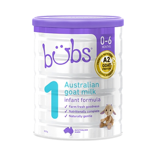 澳洲直邮 bubs贝儿羊奶粉1段婴儿婴幼儿童羊奶粉一段800g