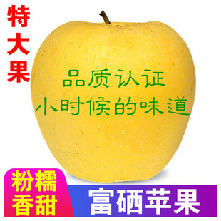 山东烟台黄元帅(黄元帅)苹果水果，5斤黄金帅特大新鲜粉面沙老人黄香蕉(黄香蕉)