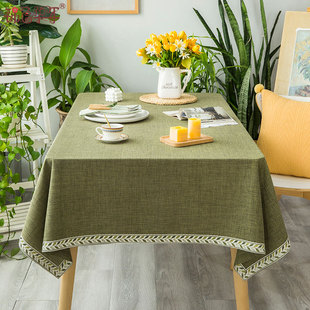 轻奢高级感餐桌桌布长方形ins风布艺桌布茶几桌布麻将桌台布定制