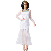 万圣节服装古罗马公主，鱼尾长裙成人希腊女神cosplay埃及木乃伊