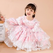 2023秋装洛丽塔lolita连衣裙，女童西班牙公主，裙蓬蓬裙生日礼服