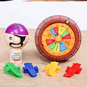 聚会亲子互动儿童玩具6.1节礼物整蛊海盗桶插木桶搞笑好玩玩具桶