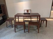 新中式胡桃木干泡茶桌椅组合实木，阳台功夫小茶台办公室，禅意泡茶桌