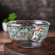 韩国高硼硅家用耐热耐冷微波烤箱玻璃碗面碗汤碗饭碗沙拉料碗套装