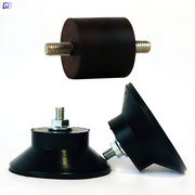 空压机配件脚垫小型无油空气压缩机静音减震垫脚轮气泵橡胶喇叭垫